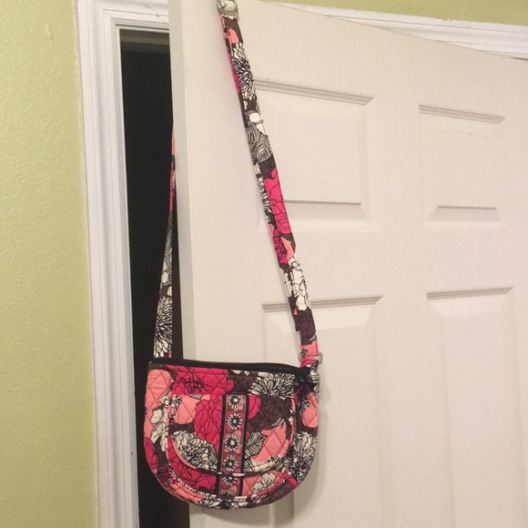 Mocha Rouge Vera Bradley Crossbody Bag - Picture 5 of 7